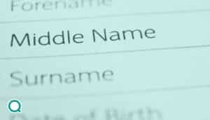 find middle name