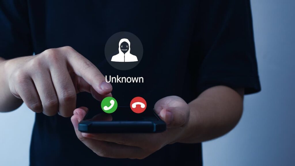 unknown spam caller